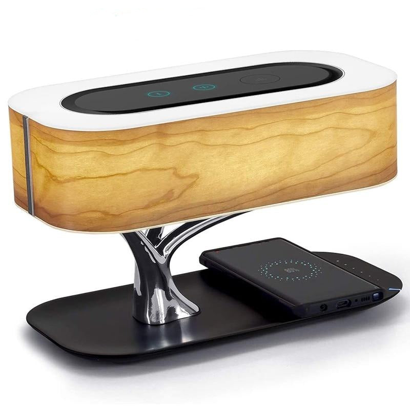 Modern Tree Wireless Charger and Speaker Table Lamp